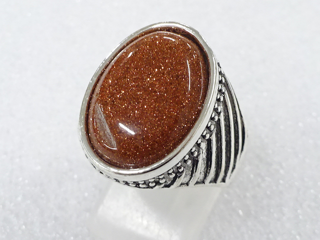 NATURAL STONE FASHION RING / JP SIZE 21
